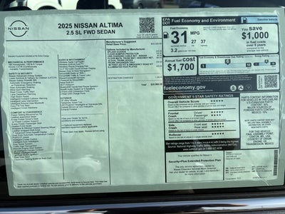 2025 Nissan Altima SL