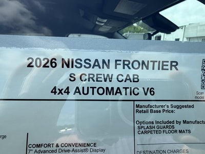 2026 Nissan Frontier S