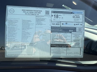 2025 Nissan Frontier PRO-4X