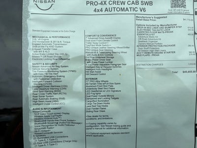 2025 Nissan Frontier PRO-4X