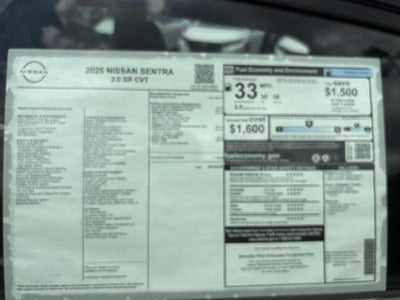 2025 Nissan Sentra SR