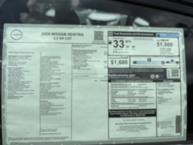 2025 Nissan Sentra SR