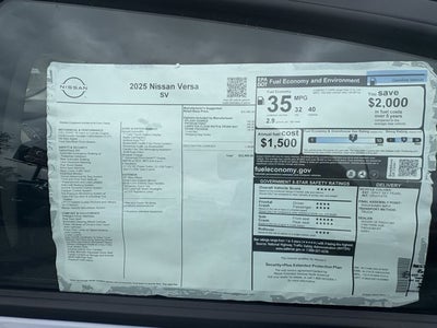 2025 Nissan Versa SV