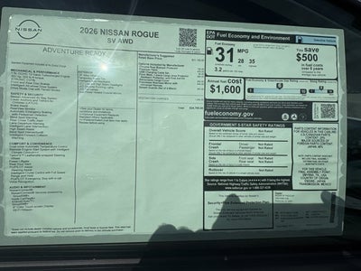2026 Nissan Rogue SV