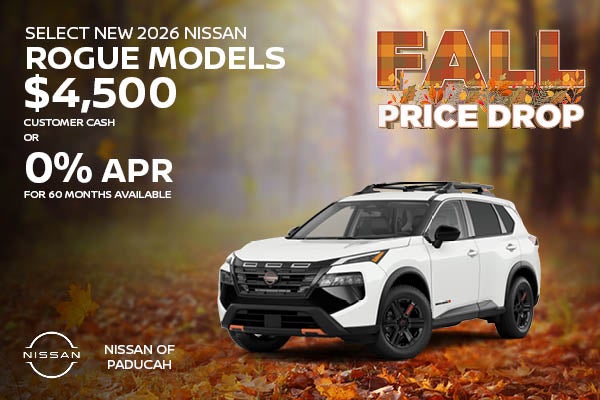 Select New 2026 Nissan Rogue Models
