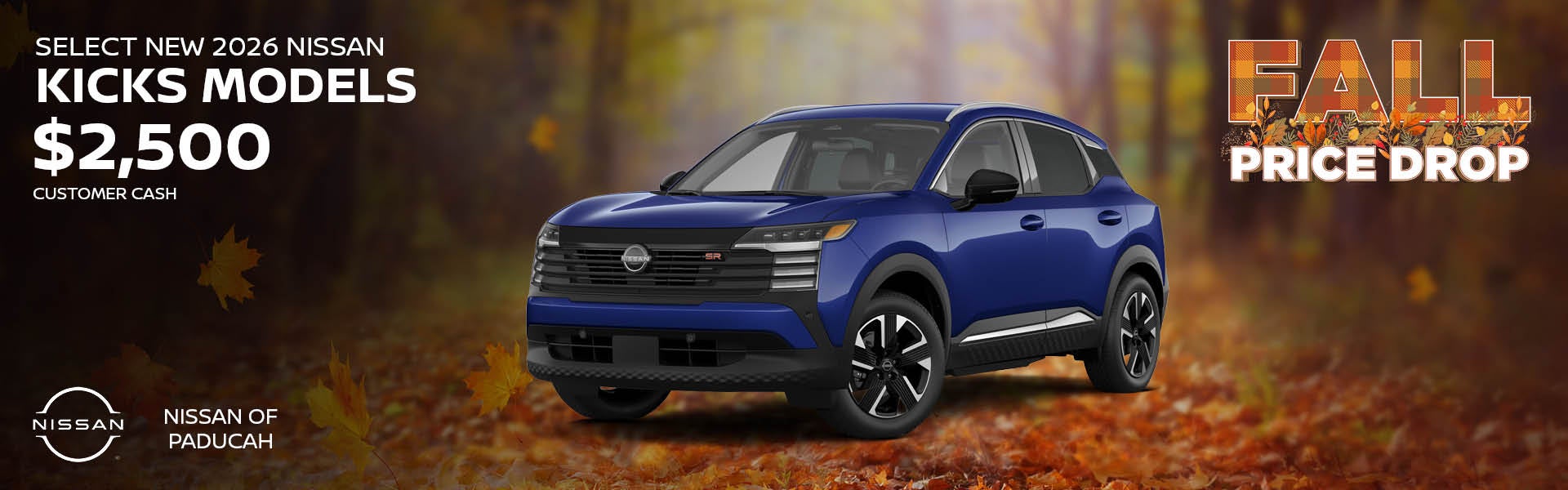Select New 2026 Nissan Kicks Models