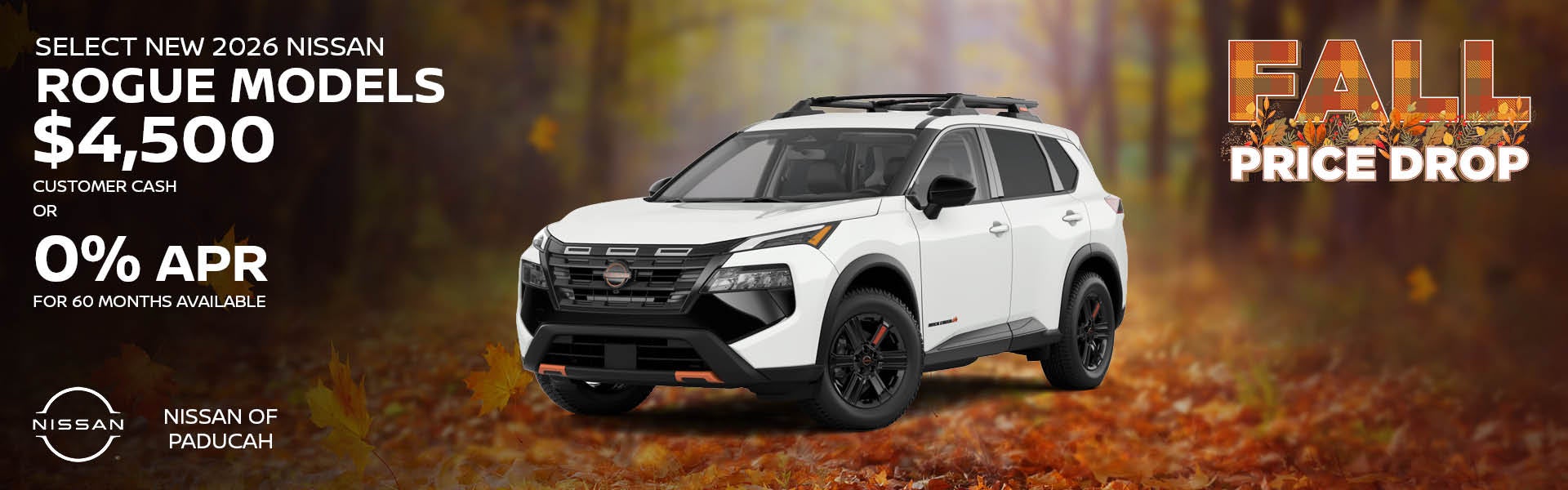 Select New 2026 Nissan Rogue Models