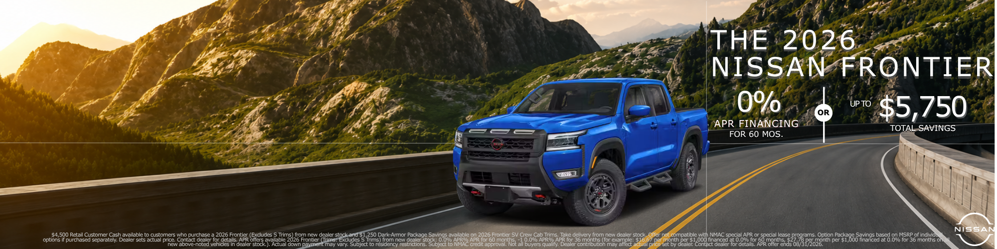 The 2026 Nissan Frontier
